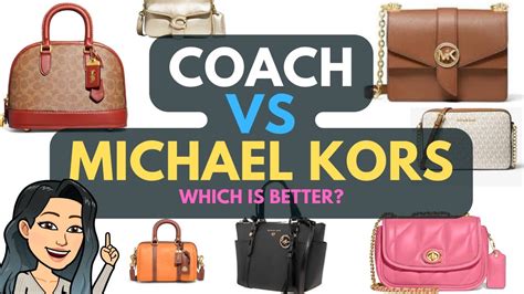 michael kors vs coach purses|Michael Kors vs coach handbags.